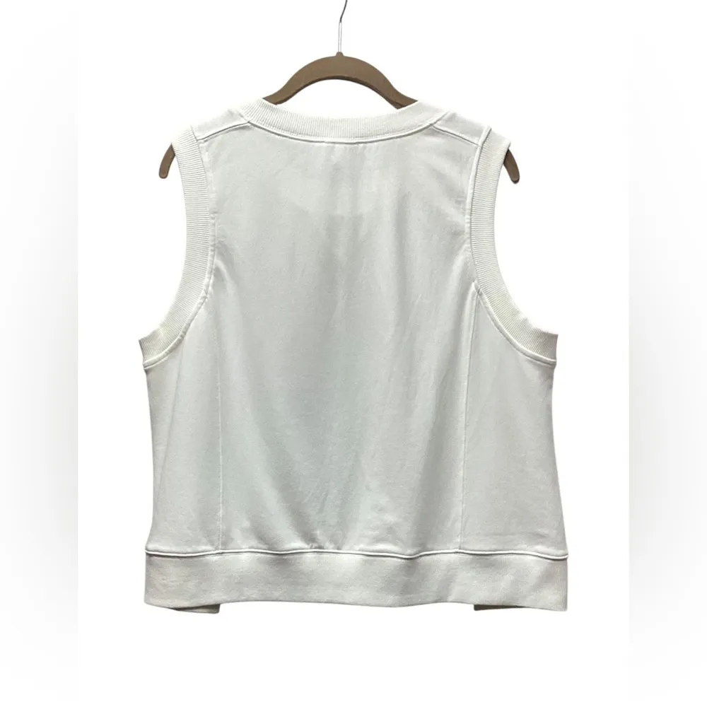 Mystree  sleeveless crew neck sweatshirt. Size Large. - Image 3