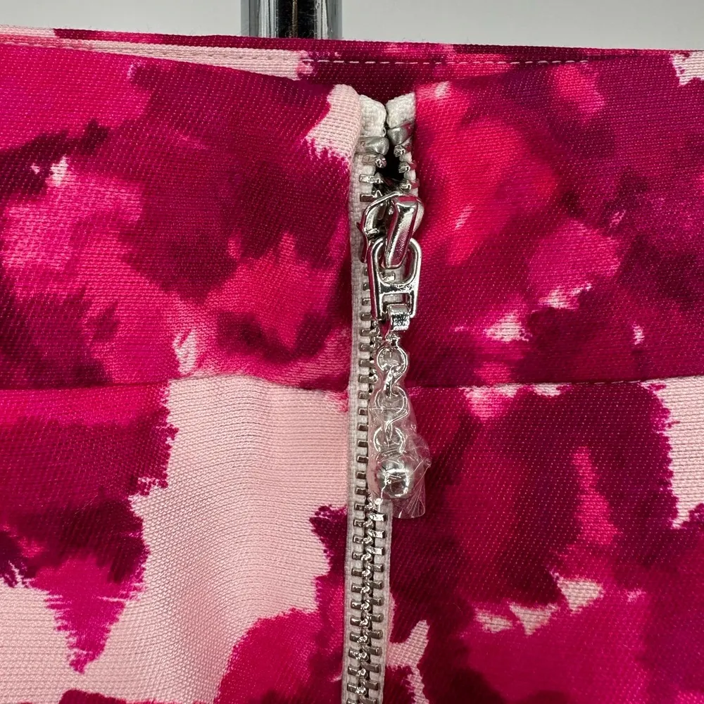 Kate Spade Jordan Silk Blend Berry Moody Floral Pencil Skirt size 4 - Image 9