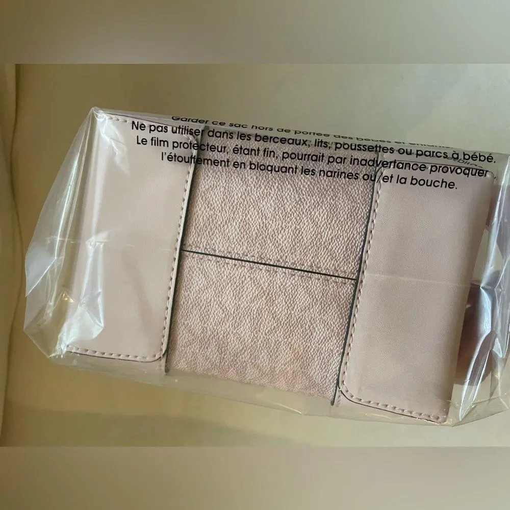 NWT Michael Kors Mercer Small Bucket Purse Handbag Crossbody Pink - Image 6