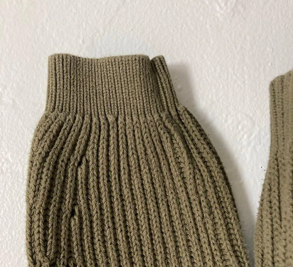 Object Cool Creative Conscious Green Knit Crew Neck Long Sleeve Pullover Sweater Size XL - Image 3