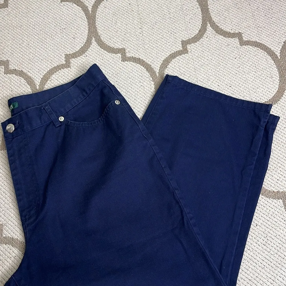 Lauren Ralph Lauren Lauren Jeans Co blue cropped pants - Image 13