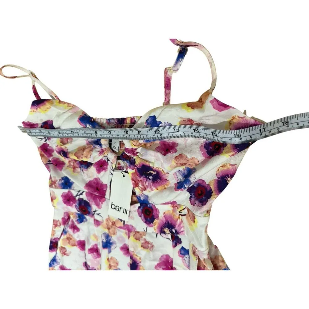 NWT Bar lii Pink Cowl-Neck Jumpsuit SIZE 2 Floral - Image 3
