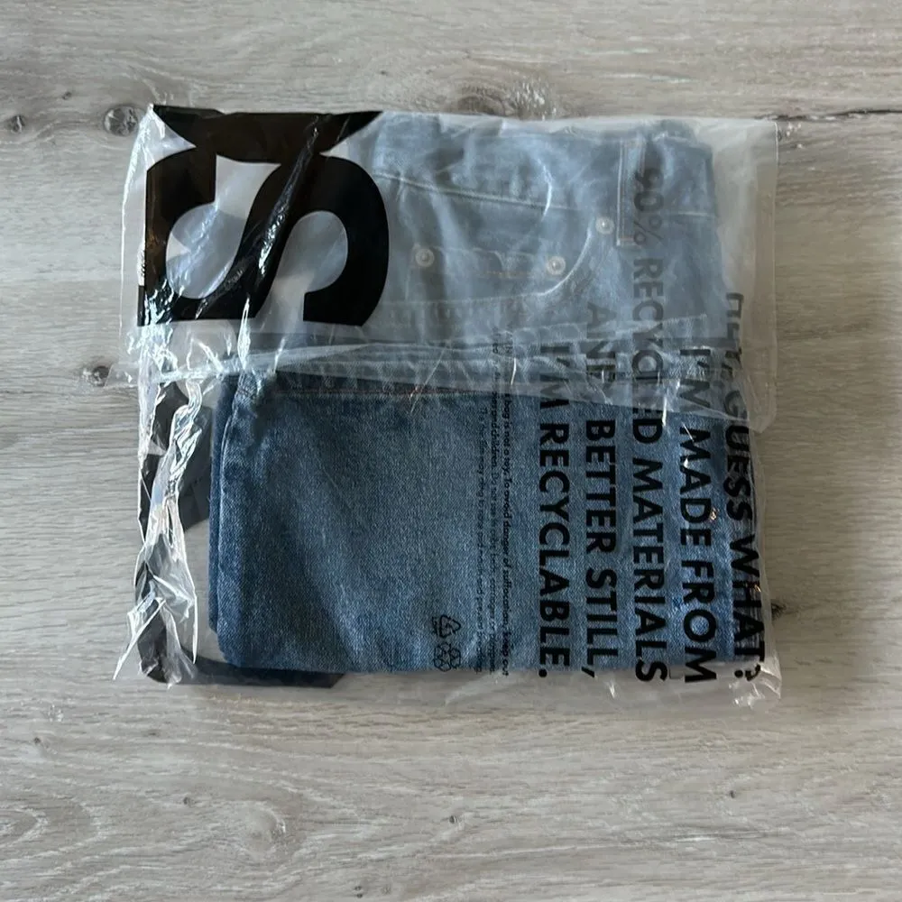 ASOS Design Denim High Waist Mini Skirt Midwash US 2 NWT IN PACKAGE - Image 8