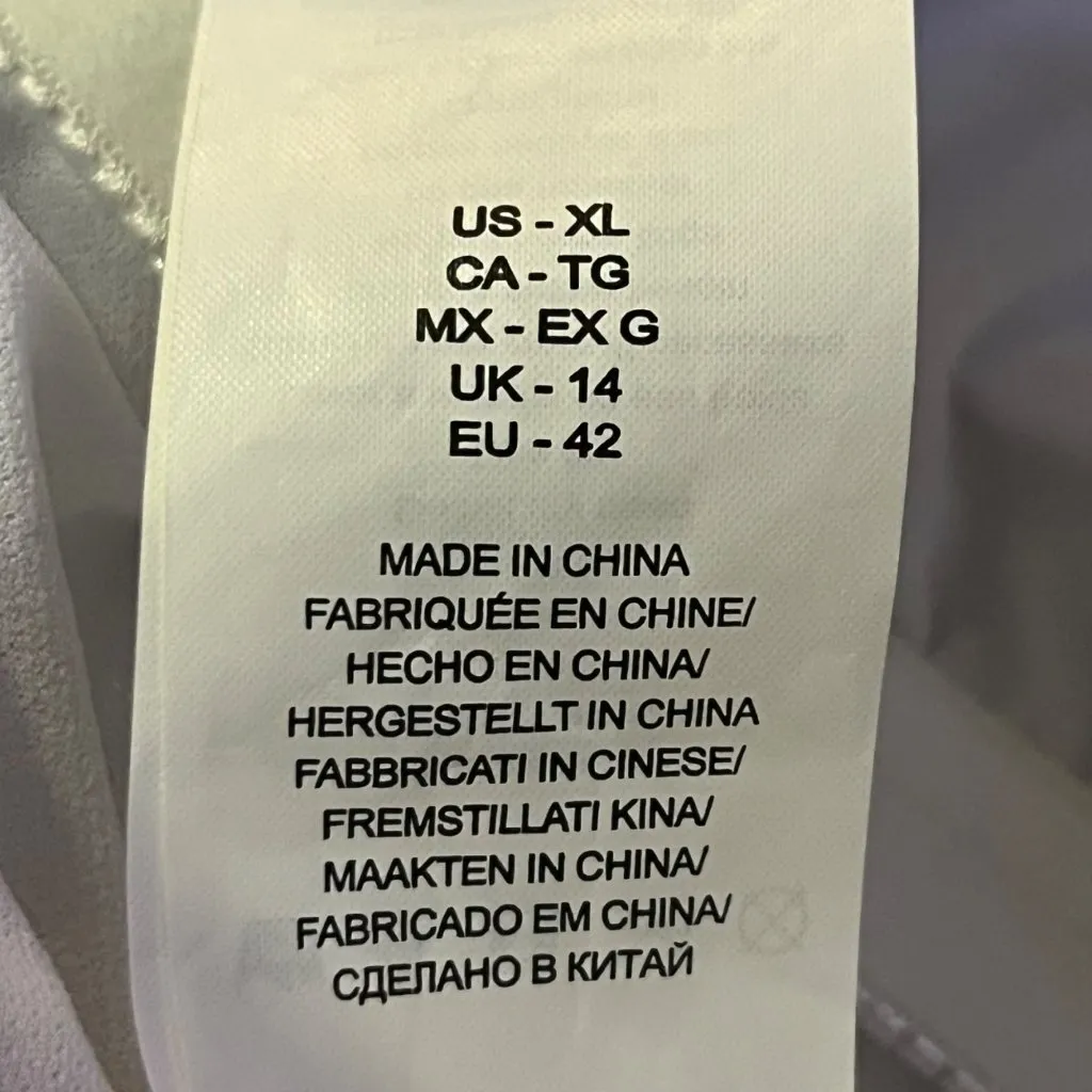 Reaction Kenneth Cole Swimsuit XL Off Shoulder Geometric Print New No Tags Attac - Image 8