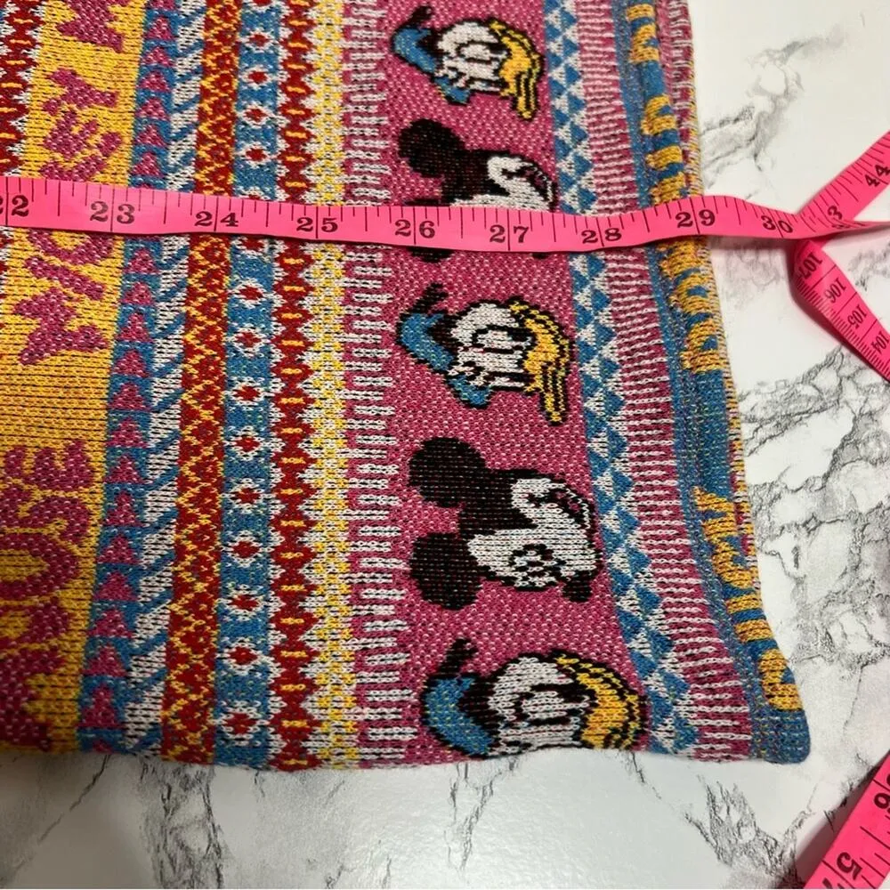 NWT Zara Disney Dress Halter Tank Stretch Mini Mickey Mouse Donald Duck - Image 5