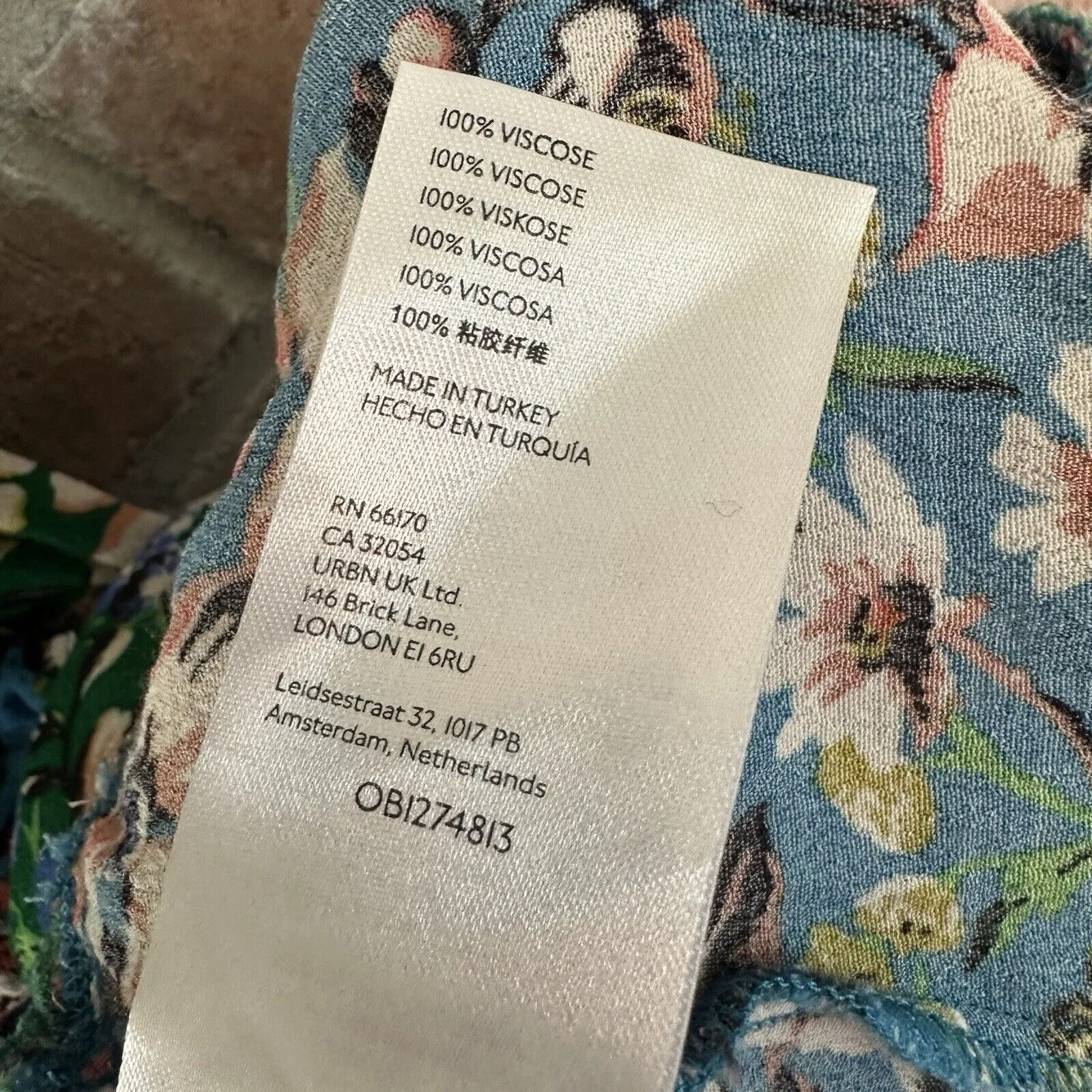 Anthropologie Robin Tiered Floral Flutter Sleeve Dress XS Garden Cottagecore - Image 7