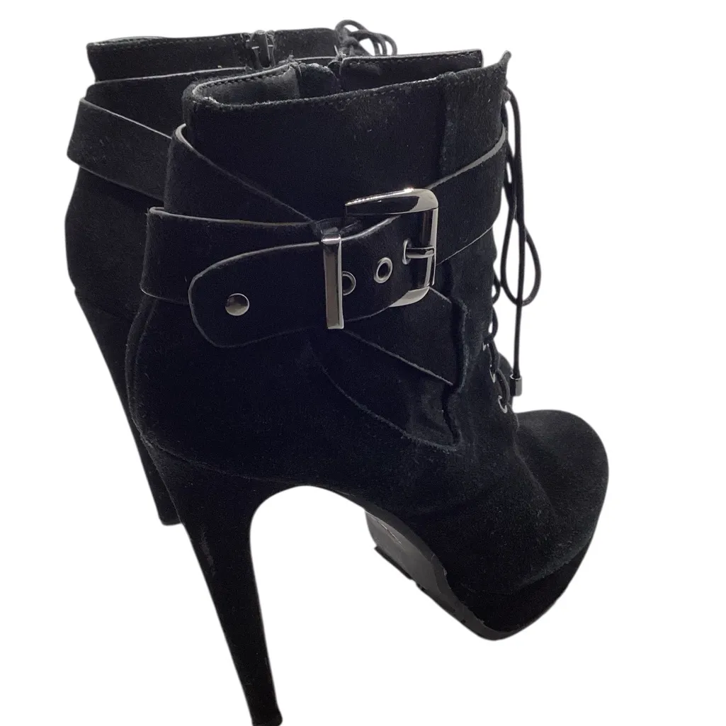Aldo Stocklin Suede Platform Boots - Image 8
