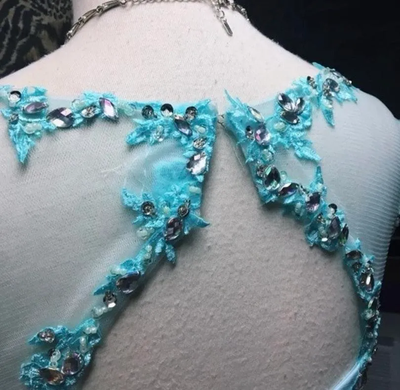 Light Blue Homecoming Dress - Image 6