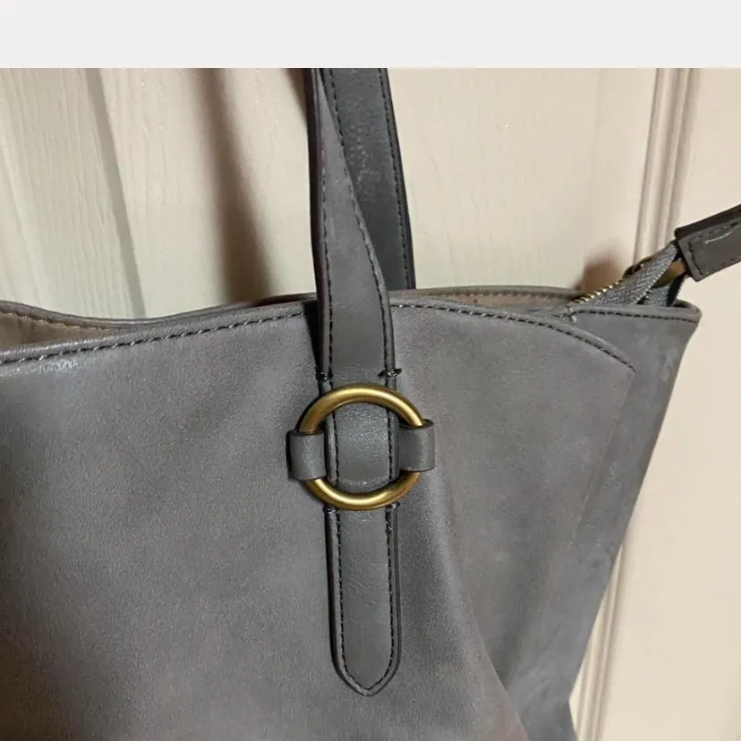 Relic  Gray Tote with Gold Accents - Image 2