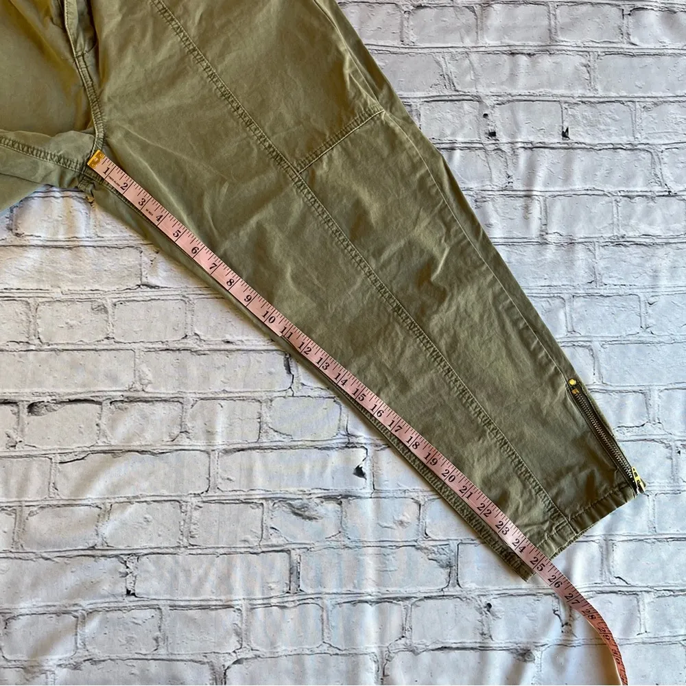 Blank NYC Paperbag Pants Green Tan 32 Womens Highrise Loosefit Comfy 
Great cond - Image 6