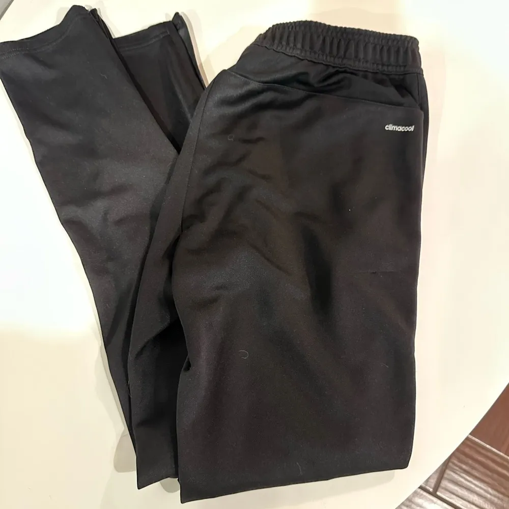 Adidas‎ Black Track Pants with Tapered Leg and Elastic Waistband - Image 4
