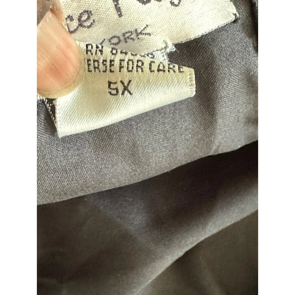 Vintage Laurence Kazar New York Silk Blue Beaded Sequins Sz 5X Party Evening Top - Image 5