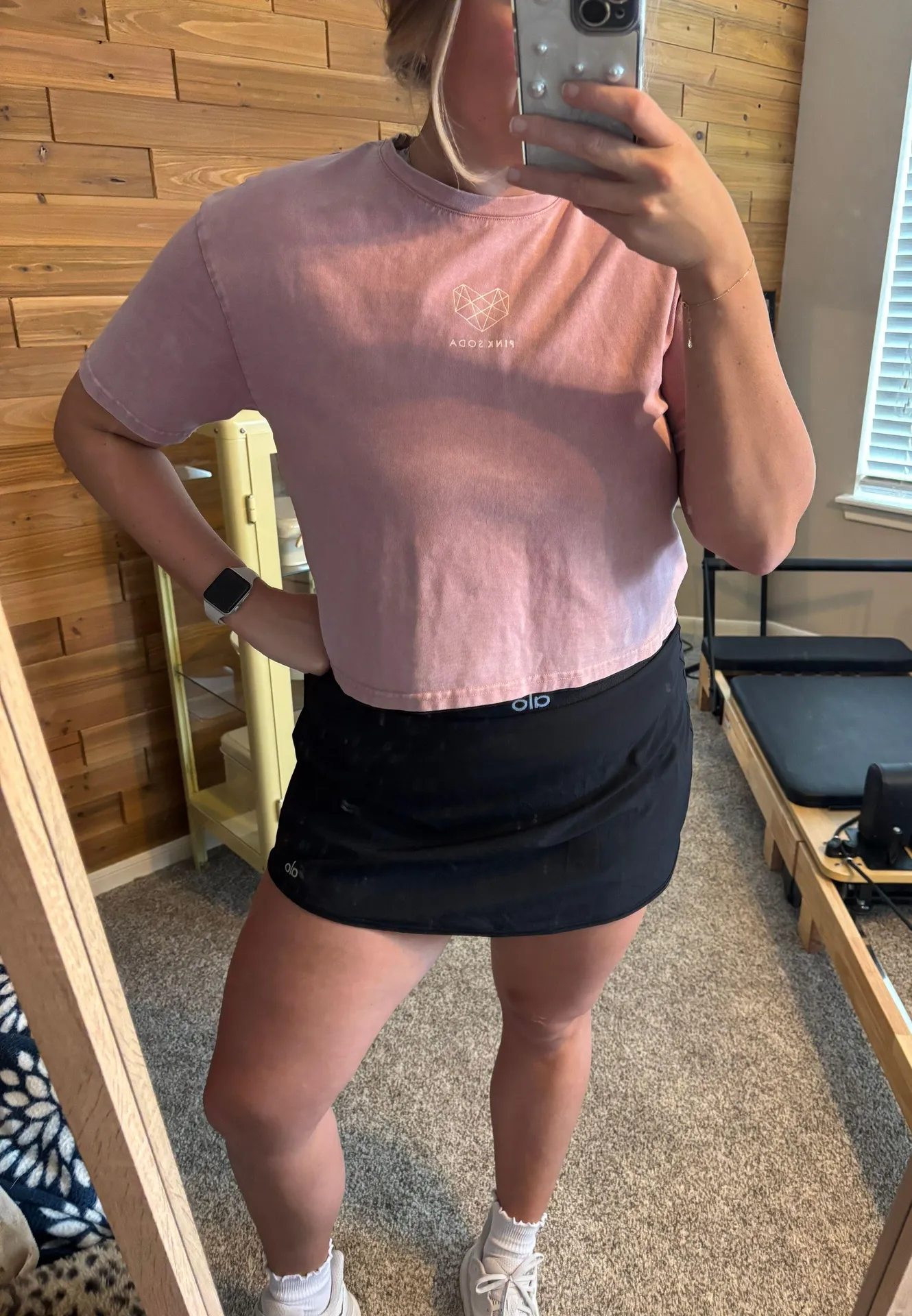 Sport Washed Pink Baby Tee - Image 2