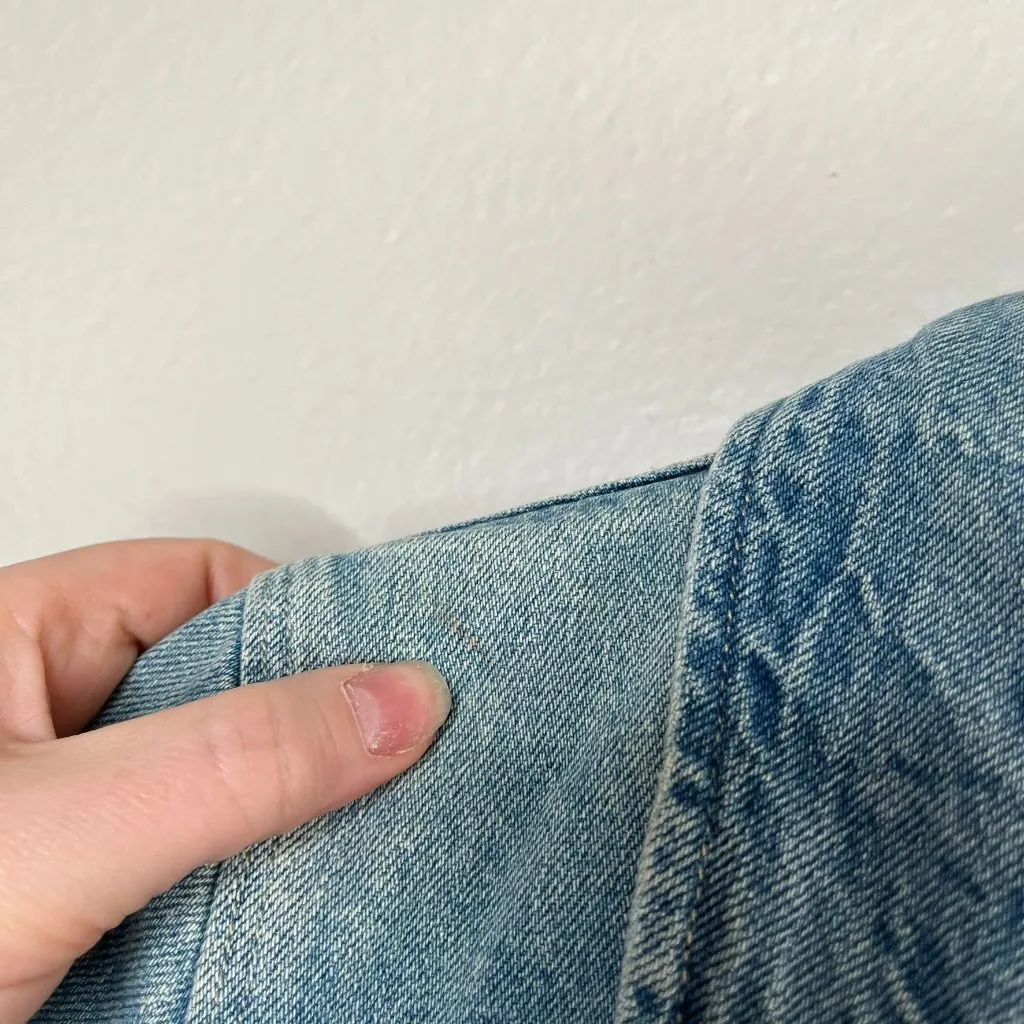 Levis Womens Blue Denim Fall Trucker Jean Jacket Medium pc9-70270-0073 Masc - Image 7