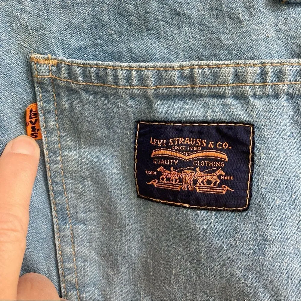 Vintage 60s-70s 781 Orange Tab Wide leg Hippie Flare Levi’s jeans Rare style 25 - Image 7