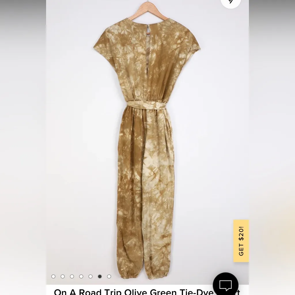 100% Cotton Olive Green Tie - Image 4