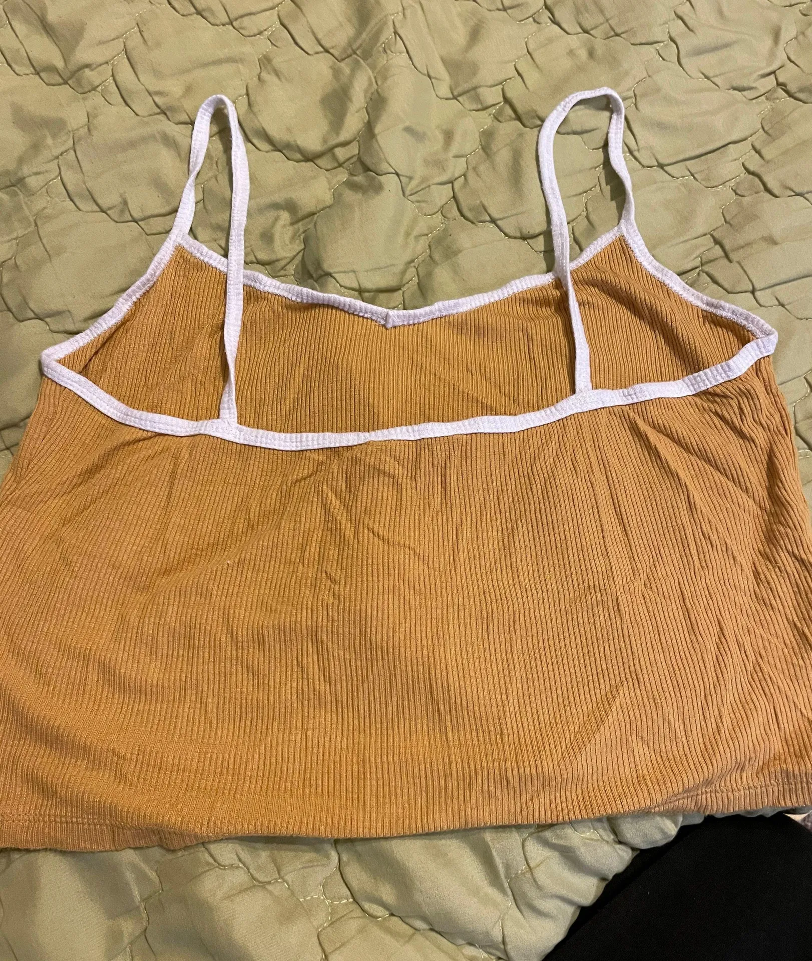 Yellow Crop Tank - Image 2