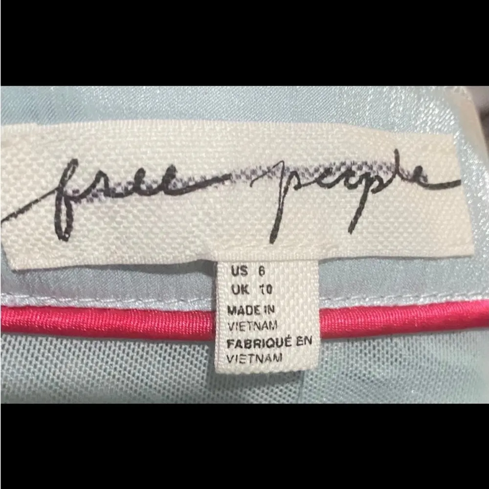 Free People Lined Cyan Pleated Maxi Skirt. Size 6 - Image 5