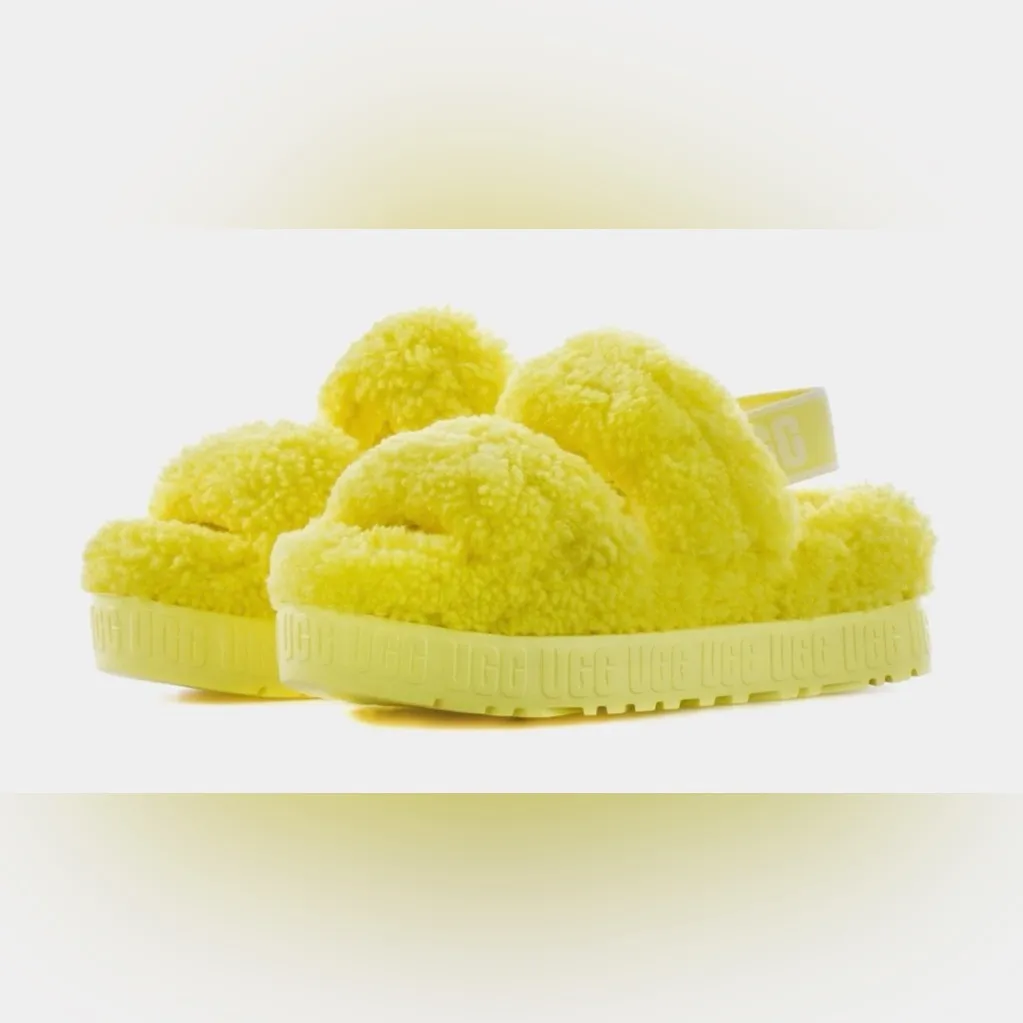 UGG  Oh Fluffita Sandals Yellow* - Image 2