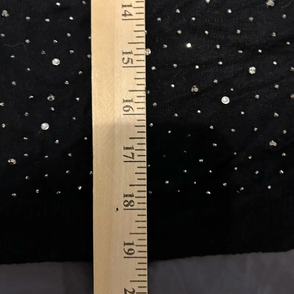 Gianni Bini black sparkly  sweater size xs - Image 8