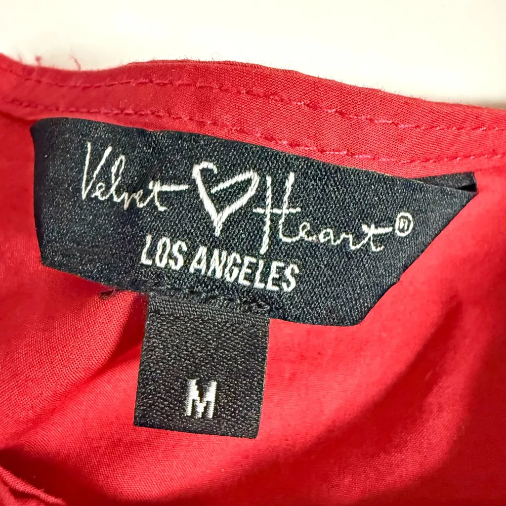 Velvet Heart Bow Puff Blouse - Image 5