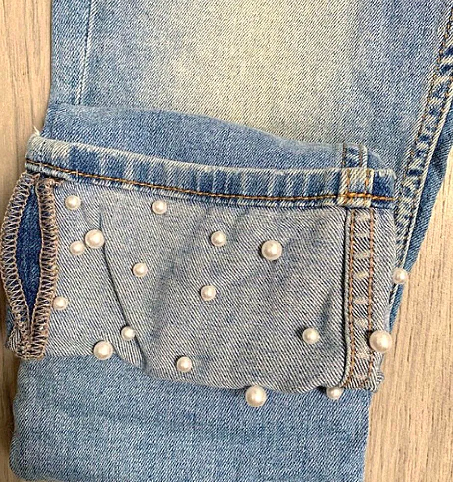 ZARA Pearl Jeans - Image 4