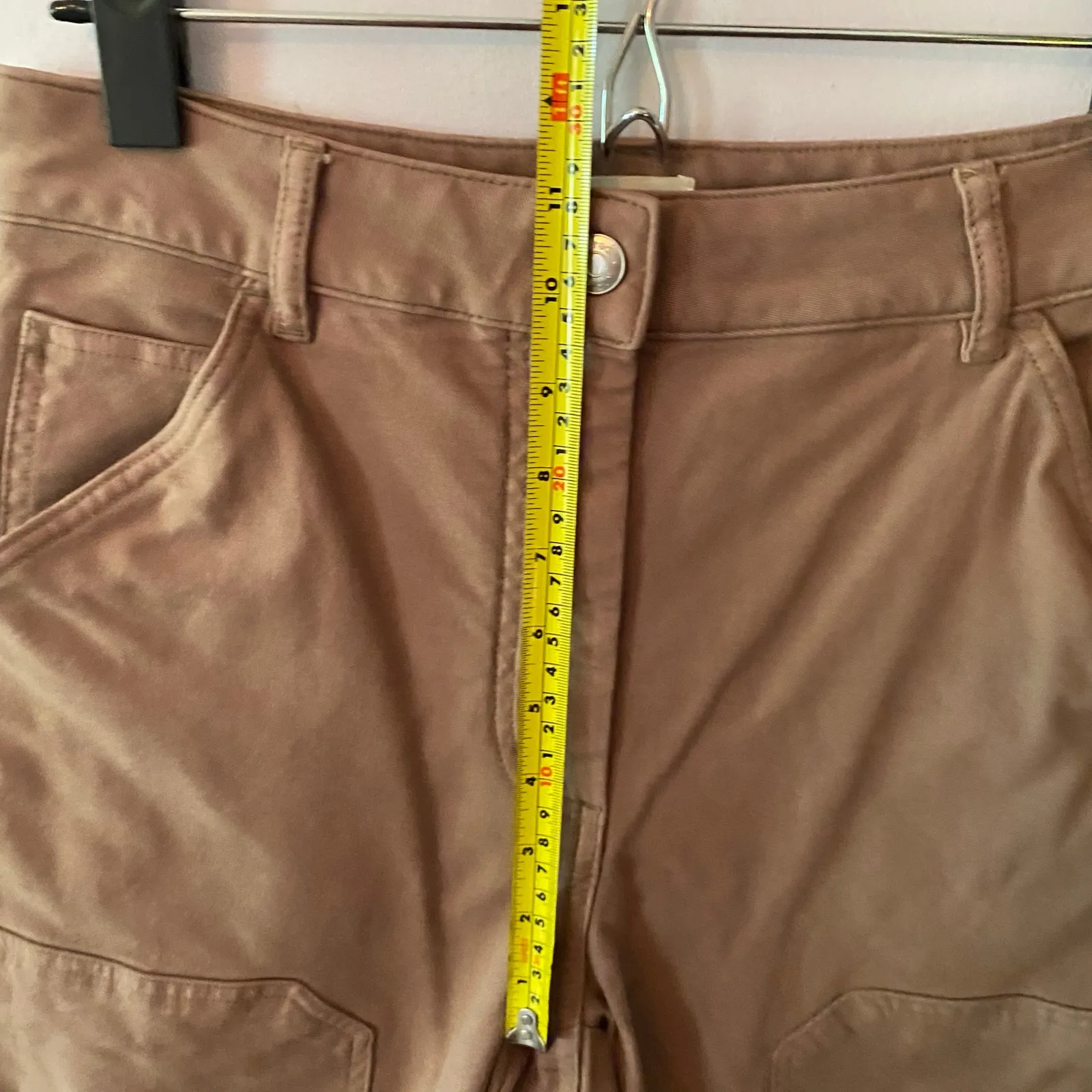 Aritzia Wilfred Brown Brennan Cargo Pants High Waisted Utility Women's size 8 - Image 10