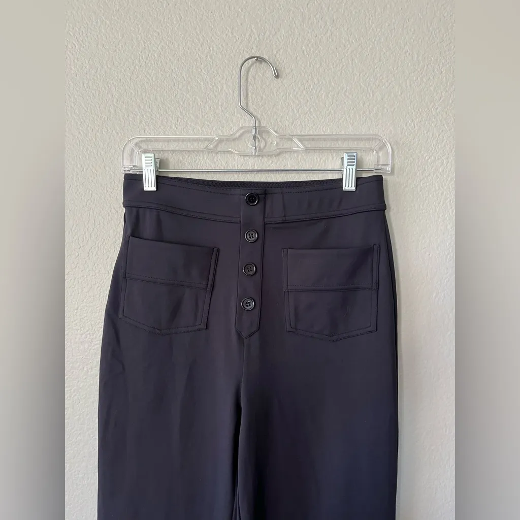 Halara DayStretch High Waisted Pockets Straight Leg Casual Pants Black Women’s S - Image 7