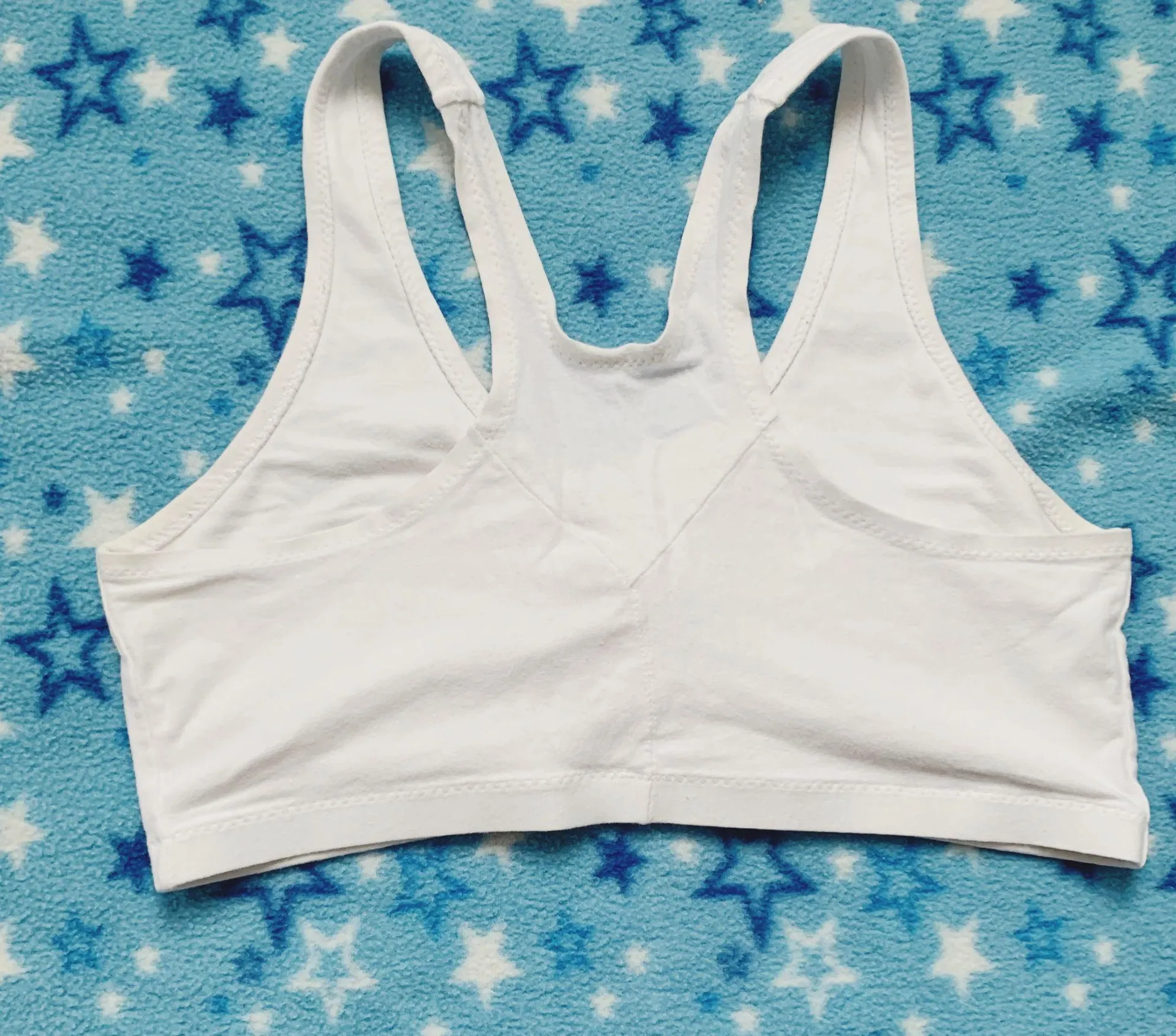 Women's Comfort Flex Stretch Cotton Bra White🕊 - Image 4