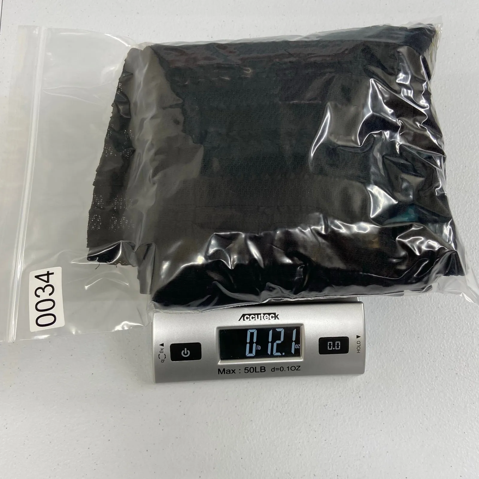 Vintage Max Studio women's black pull on lace lined elastic stretch a-line skirt - Image 5