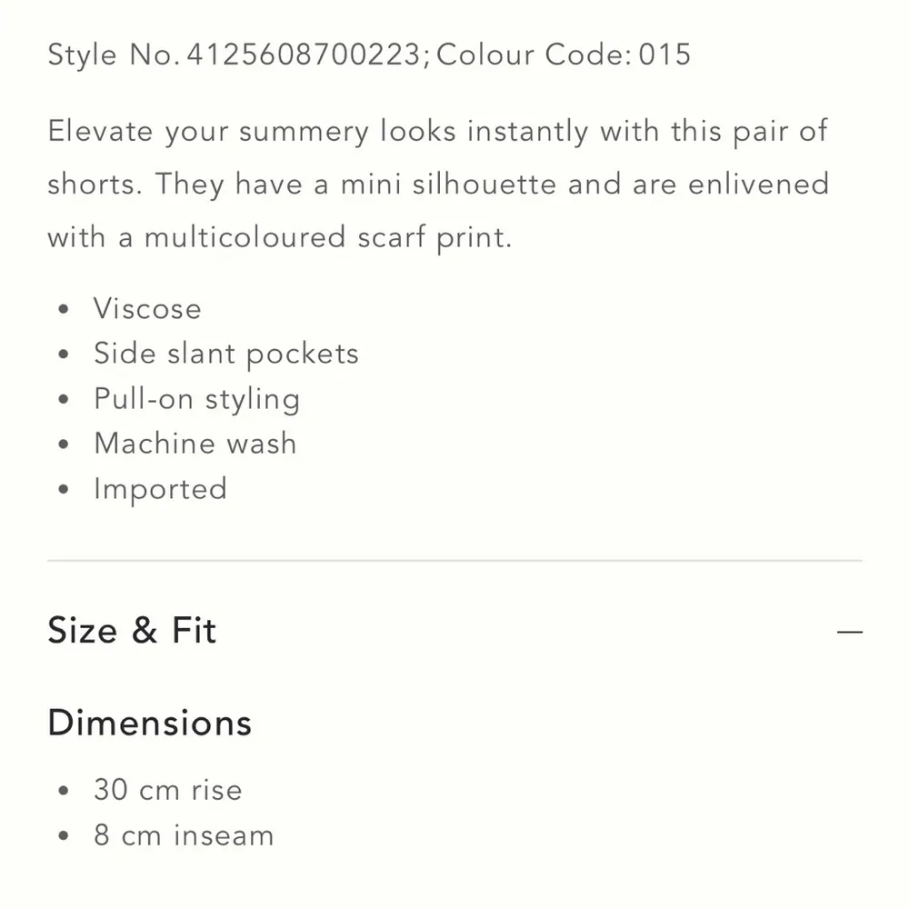 ANTHROPOLOGIE Scarf Printed Shorts Large - Image 6