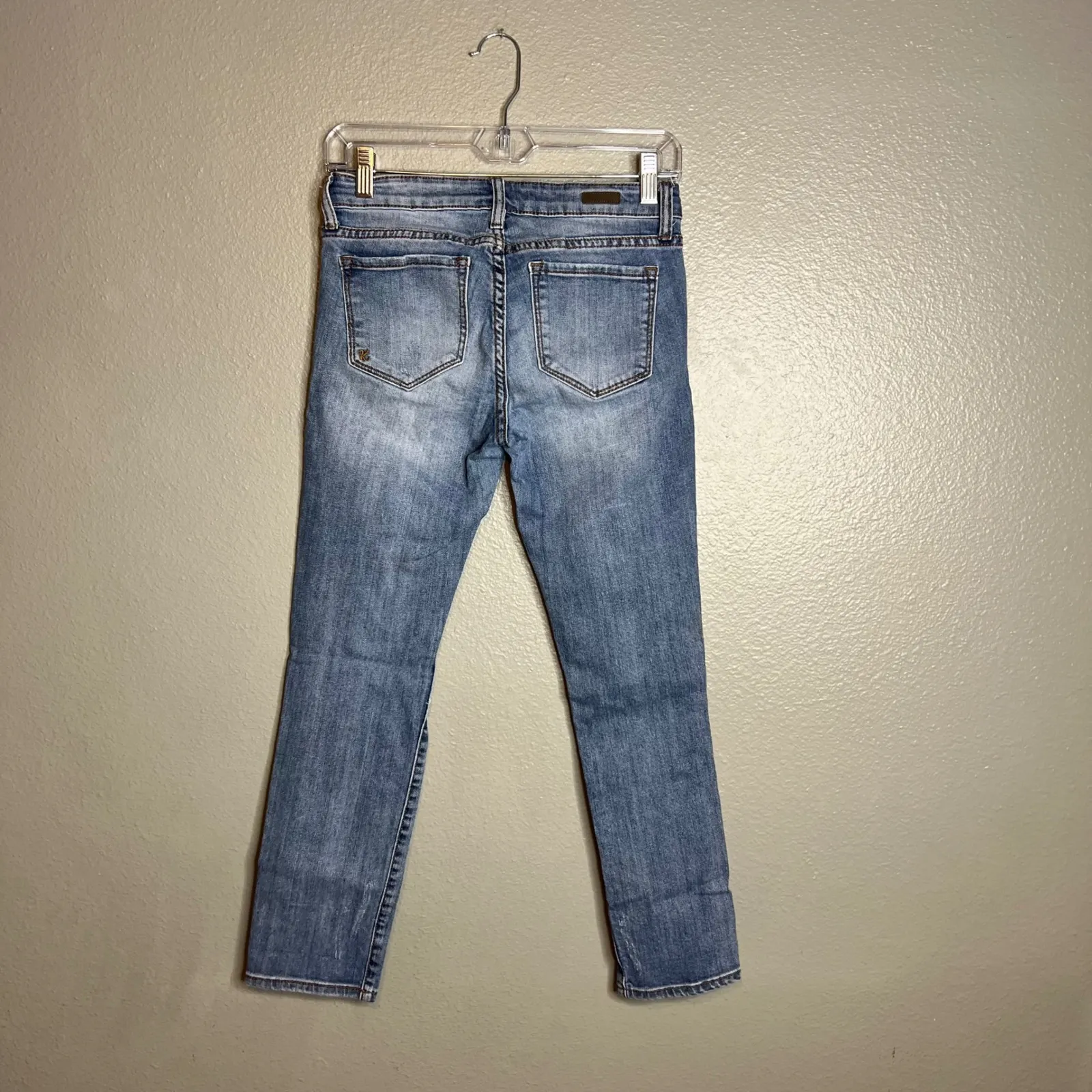 Kut From The Kloth Distressed Boyfriend Jeans Sizw 2P 2‎ Petite Crop Ripped - Image 7