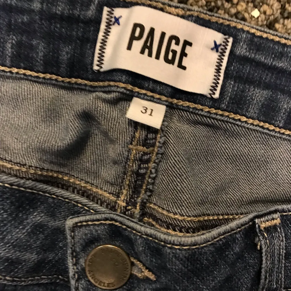 Lot of 4 of Womens Jeans Sizes 12-14 Sonoma, Paige, Maurice’s & Eileen Fisher - Image 6