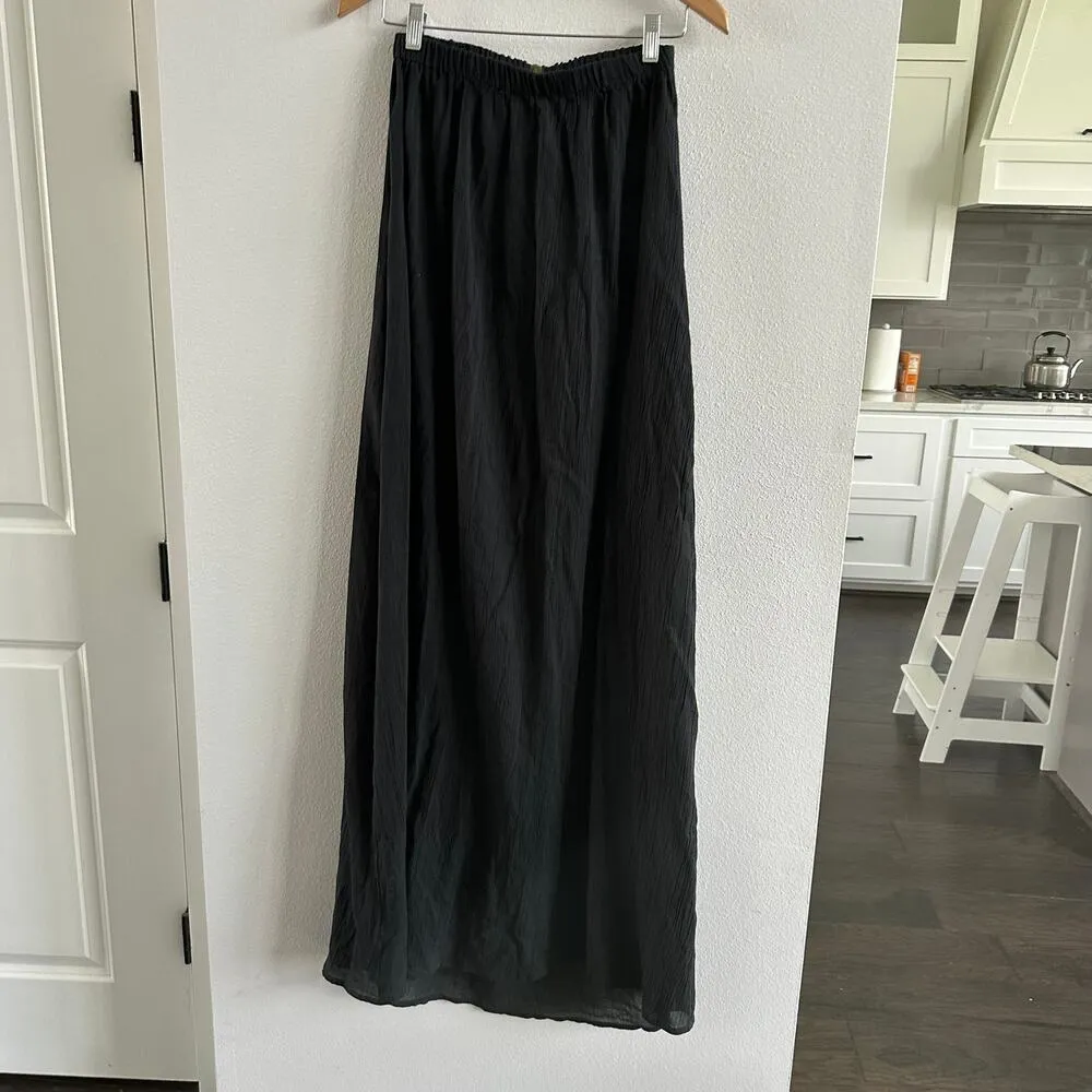 By Anthropologie Strapless Gauze Maxi Dress - Image 3