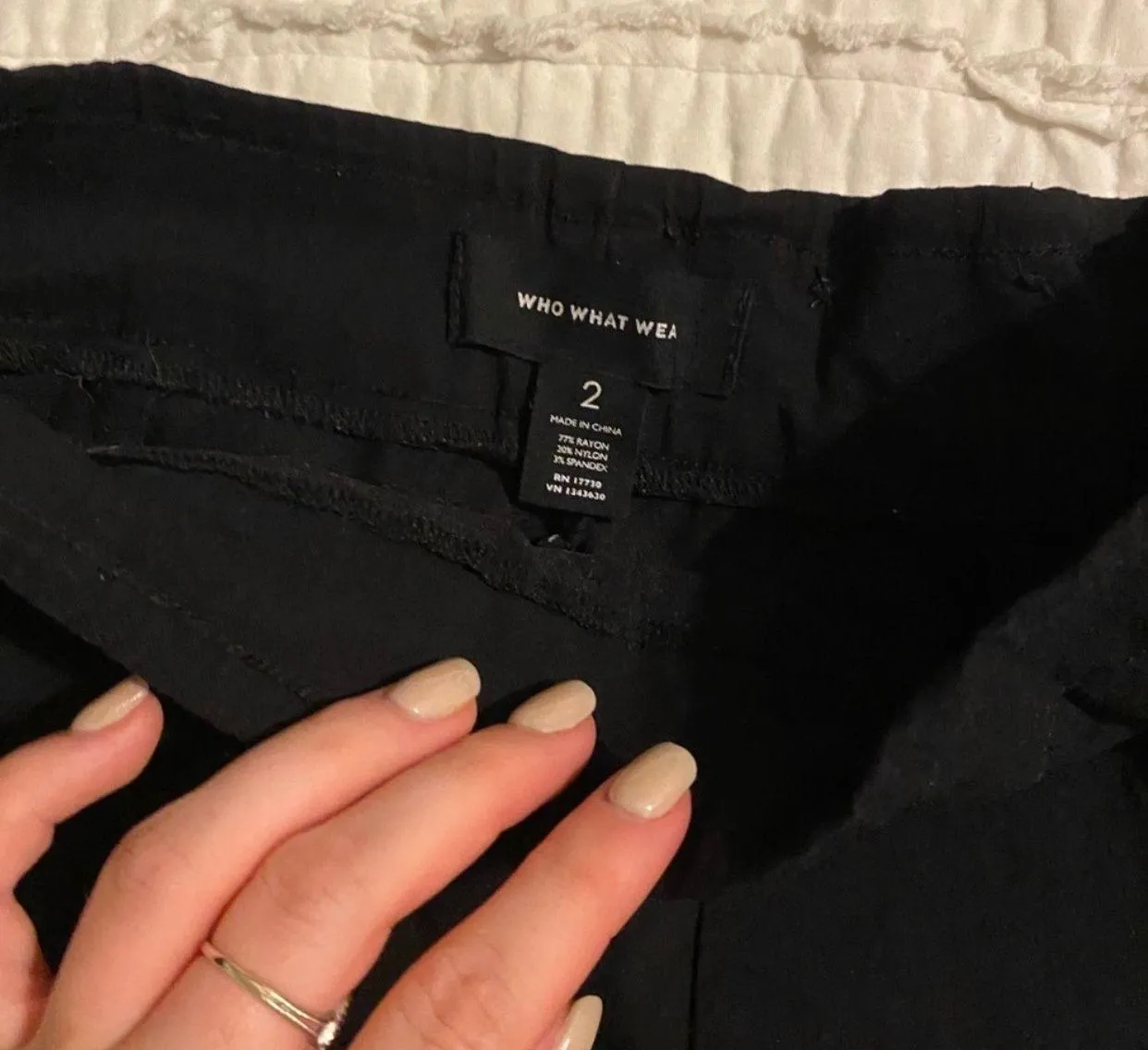 Dress Pants Black Size 2 - Image 3