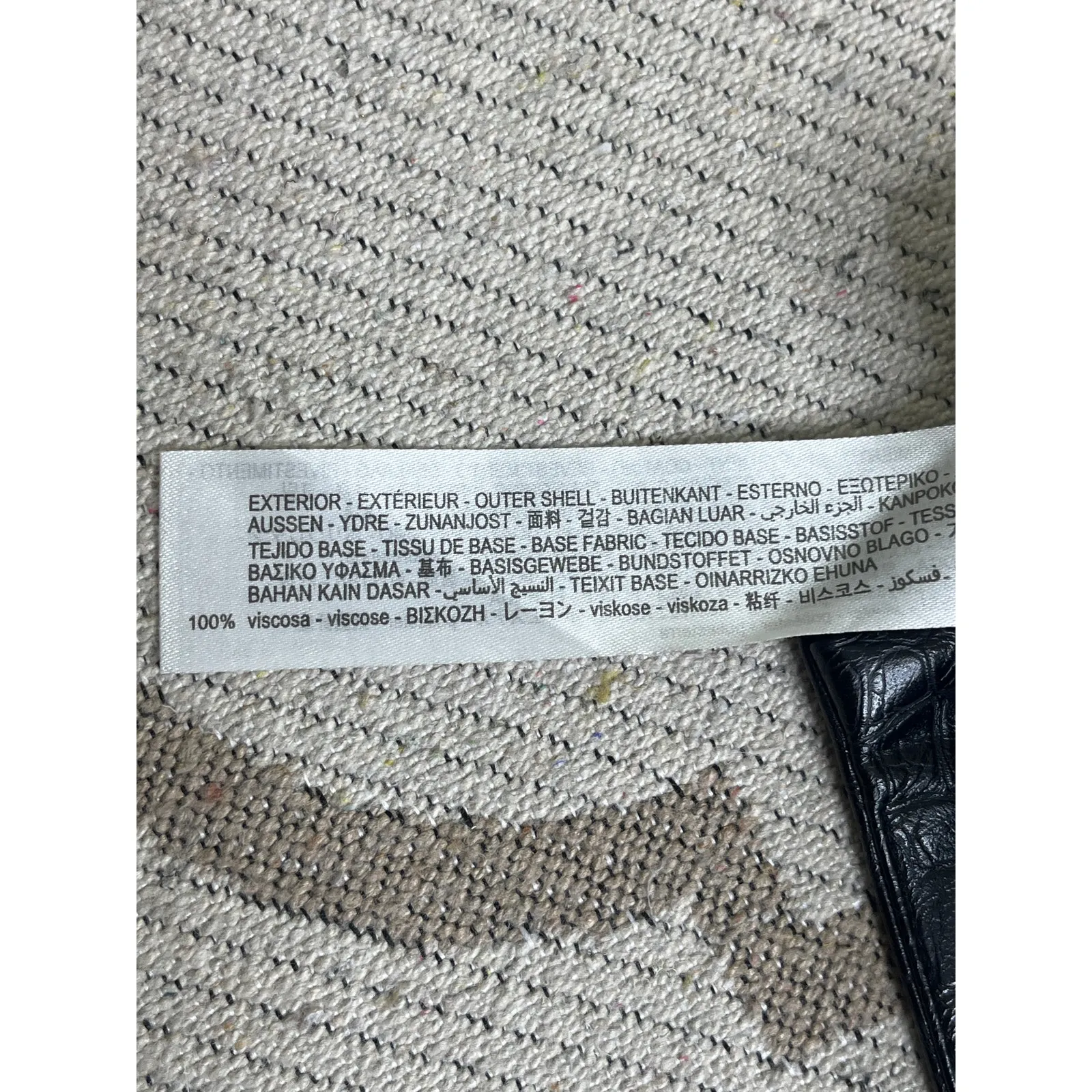 Zara High Waisted Faux Leather Shorts Skort Front Slit, size medium - Image 16