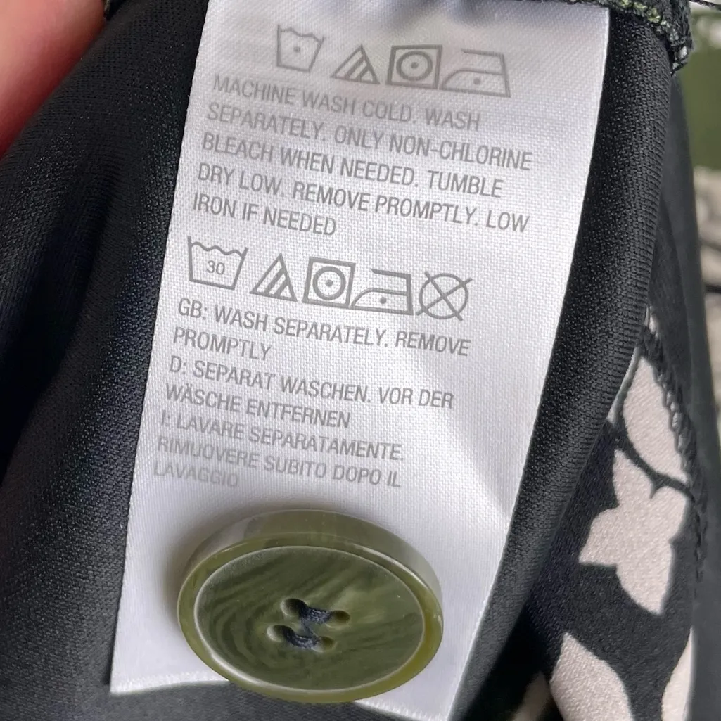 GRAVER Susan Graver Printed LK Fushion Blazer Women's Size 3X Mixed Print Green - Image 7