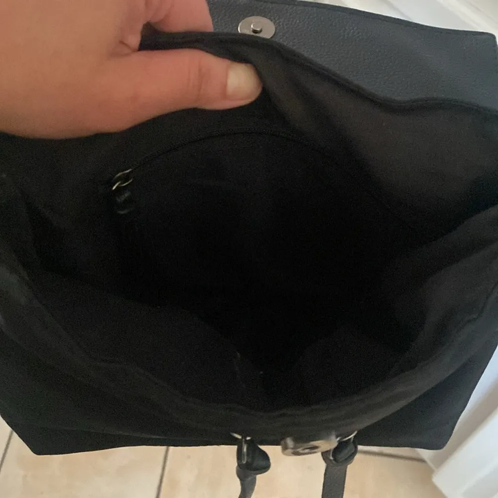 Botkier New York Trigger Nylon & Pebbled Logo Strap Multi-Function Backpack - Image 6