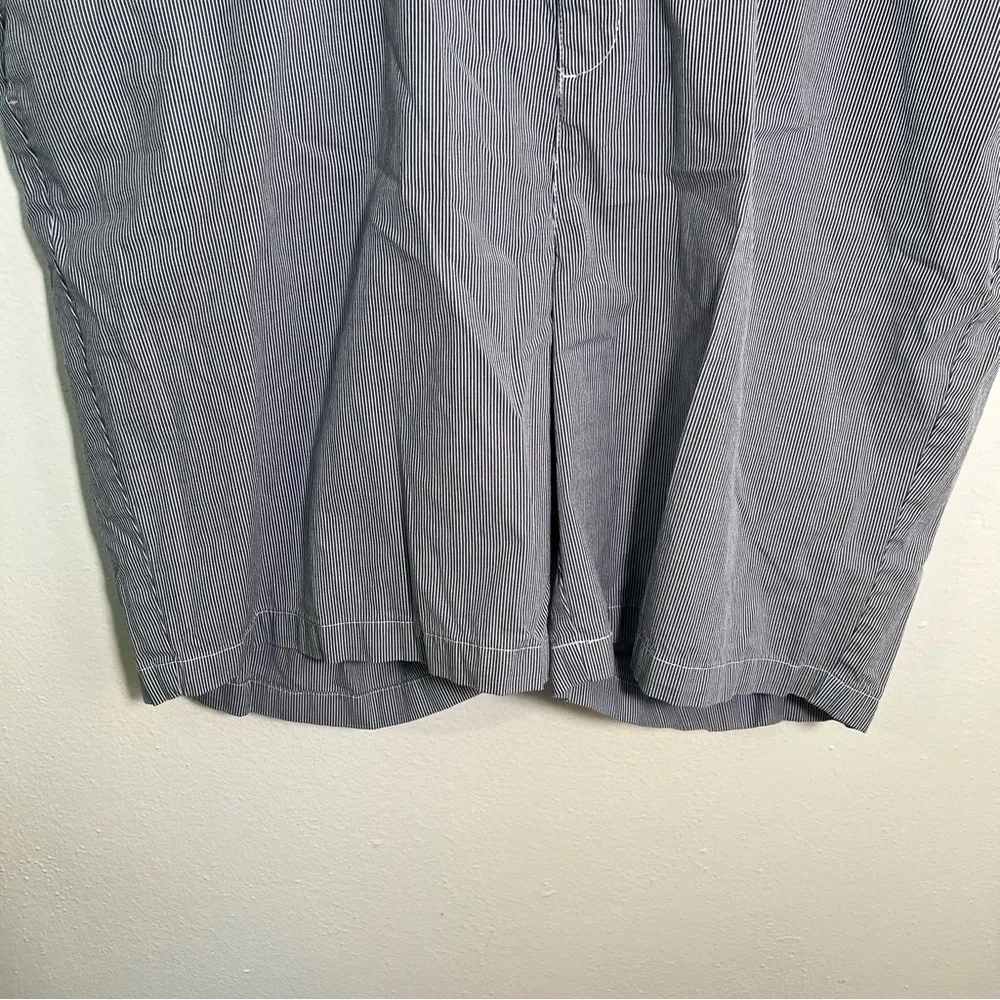 Tommy Hilfiger Bermuda Shorts Blue White Pinstripes 18W - Image 5