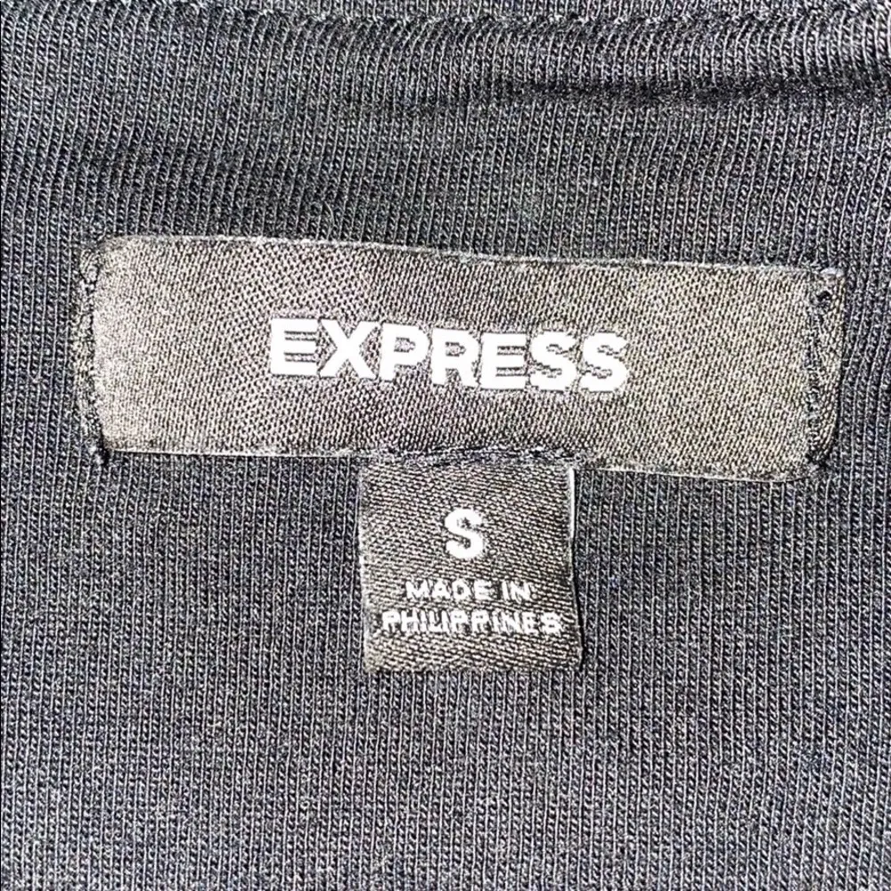 Express Strapless Black Floral Summer Mini Dress - Image 6