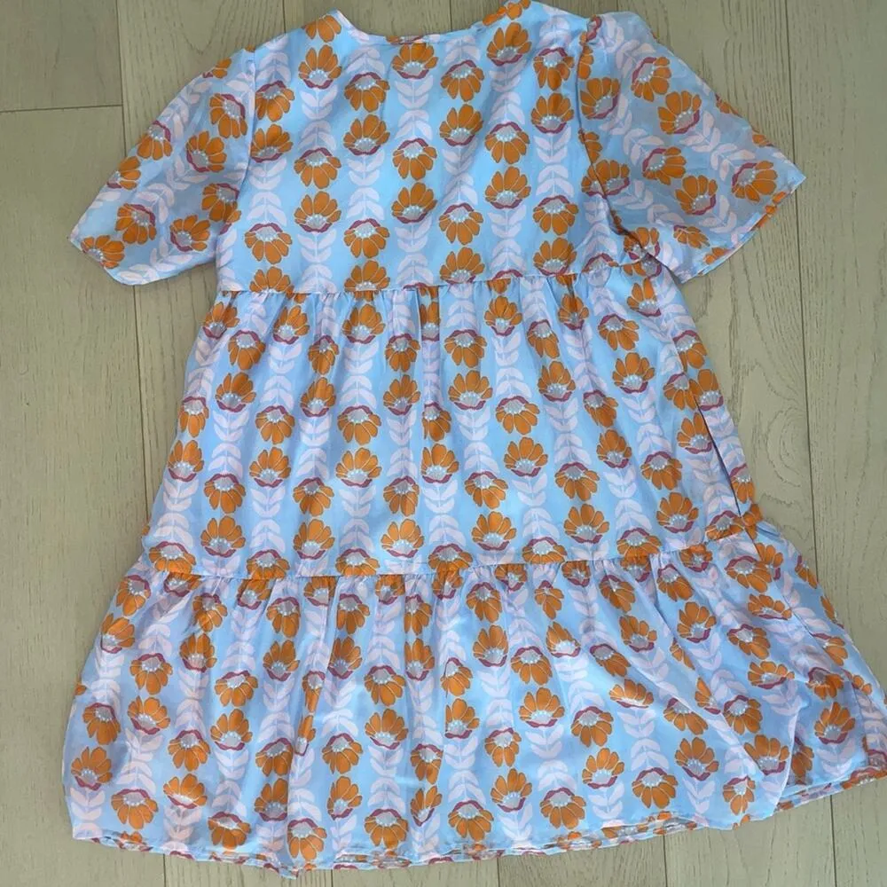 J.Marie Dress Size medium Blue - Image 4