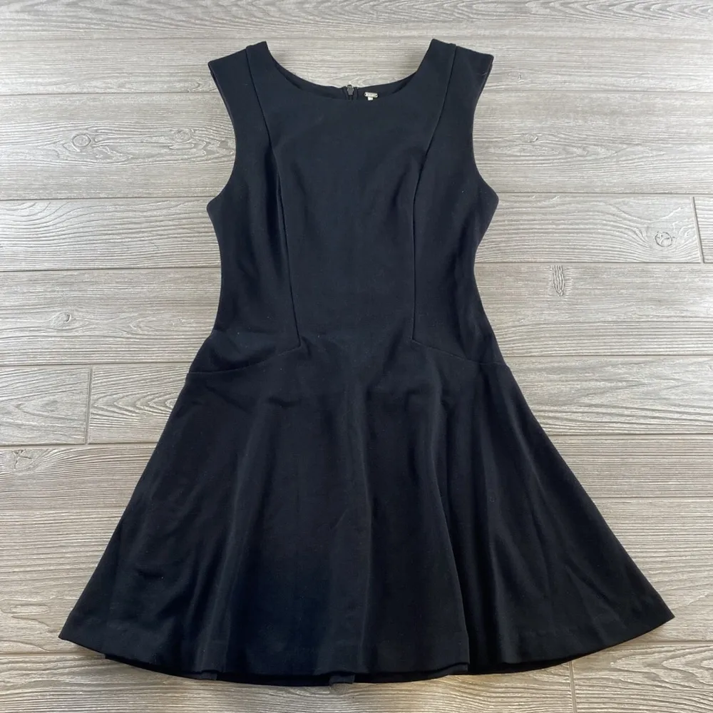 Free People - Black Cha Cha Skater Mini Dress Sleeveless - Image 7