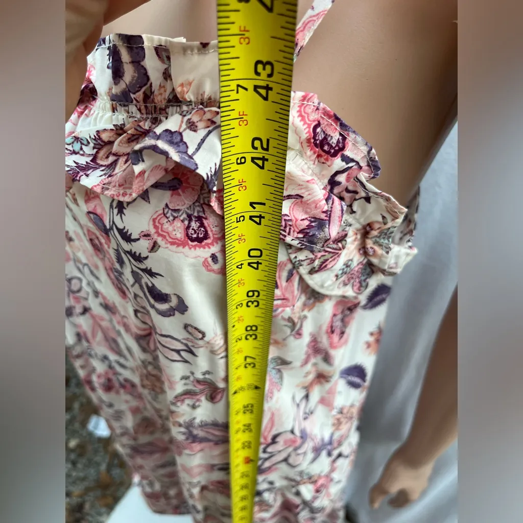 100 % cotton WHO WHAT WEAR Maxi Dress with Pockets  Size XS - Image 8