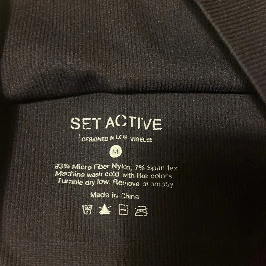 Set Active  Sculptflex Ribbed One Shoulder - Image 2