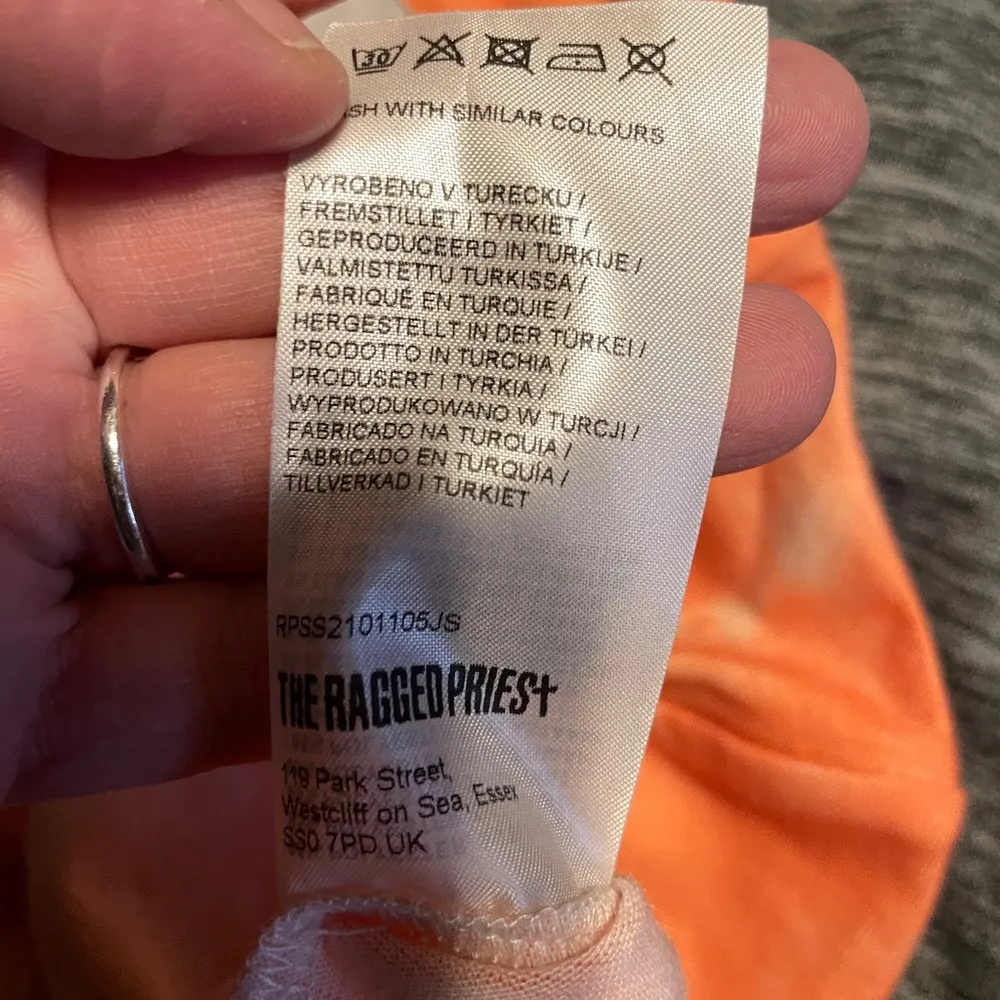 NWT The Ragged Priest Love Tie-Dye Tee Floral Lettuce Trim Sz S Urban Outfitters - Image 7