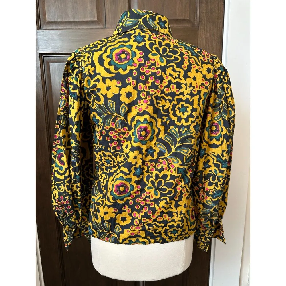 Stunning Boho Cleobella Dari Blouse Size XS - Image 4