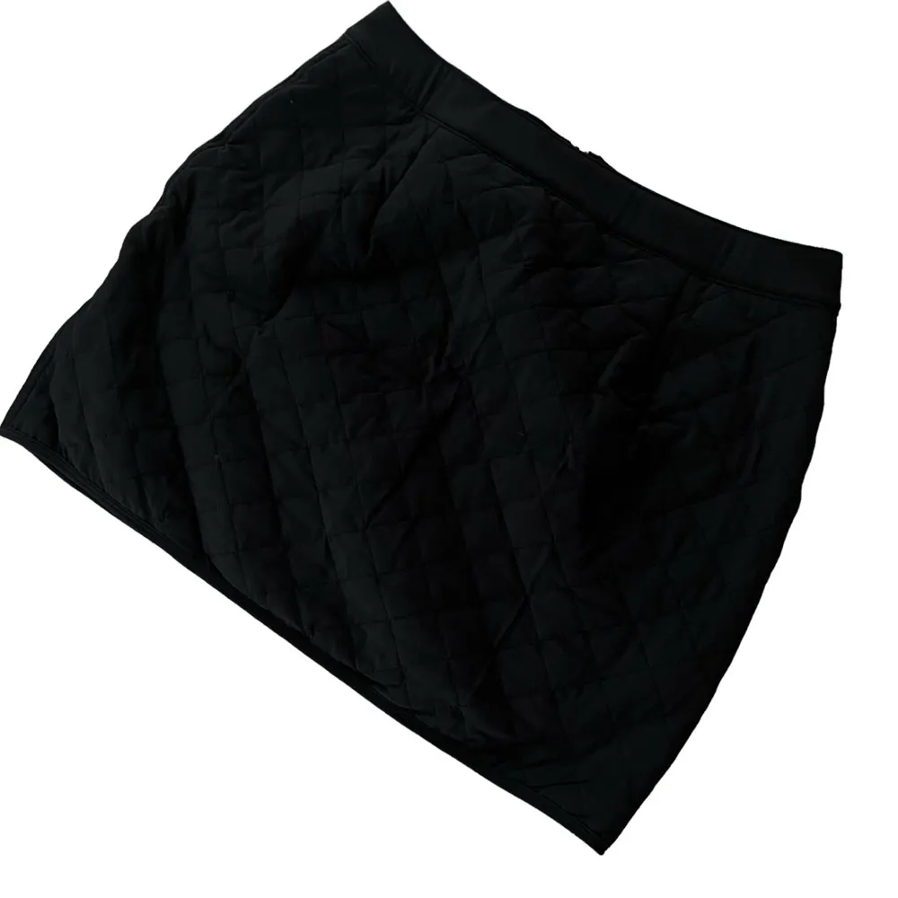 NWT, Athleta Apres Ski Skirt Black Quilted, Sz 14 - Image 7
