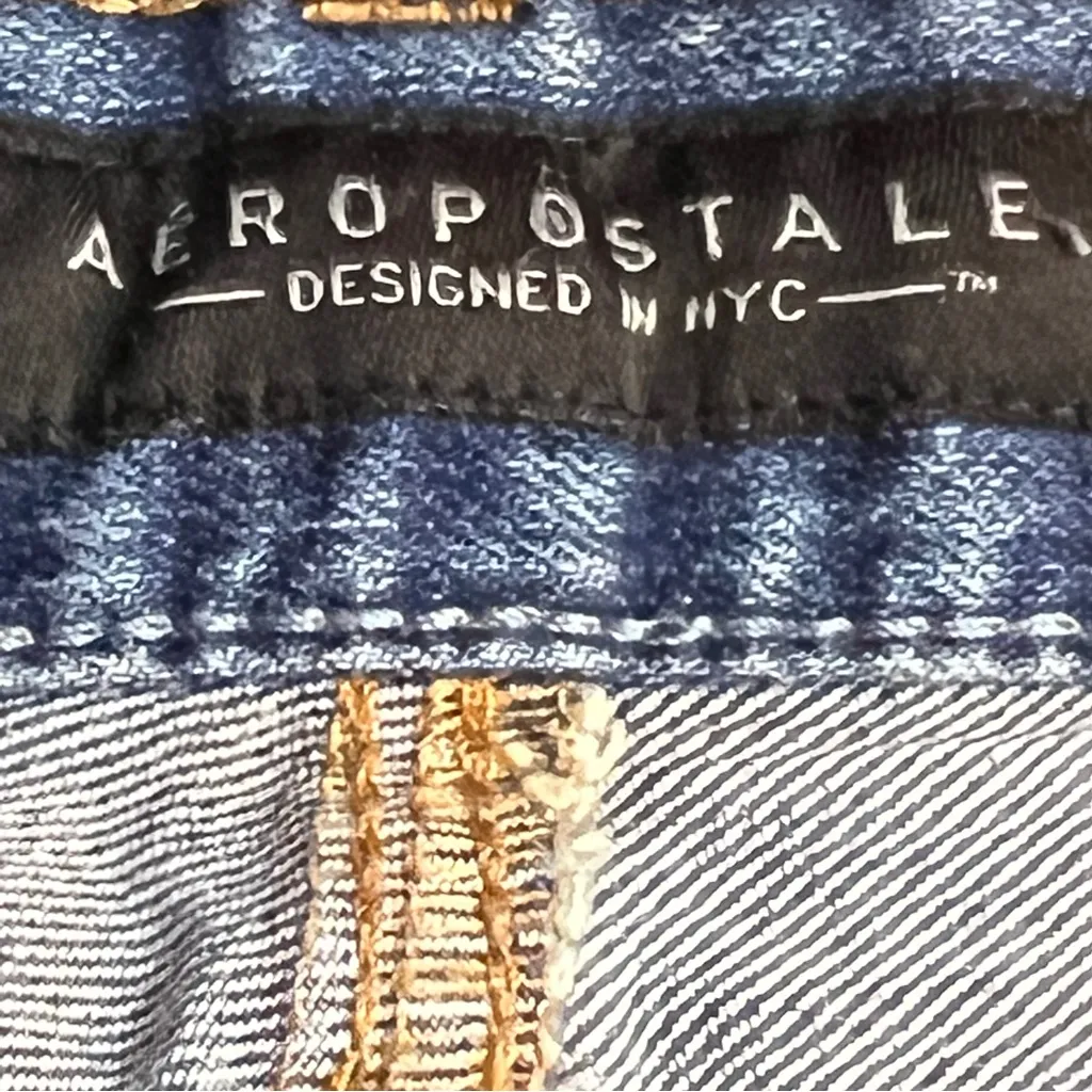 Aeropostale Skinny Size 28/30 Destructed/Distressed Jeans w/Inside Patch… - Image 4