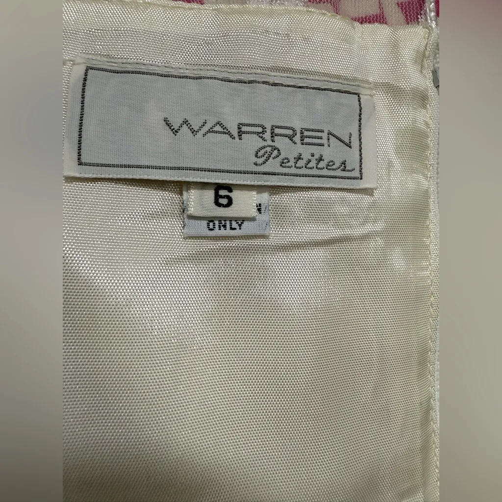 1950s Warren Petites Ivory Polka‎ Dot Tulle Illusion Dress Tea Length Size 6 White - Image 9