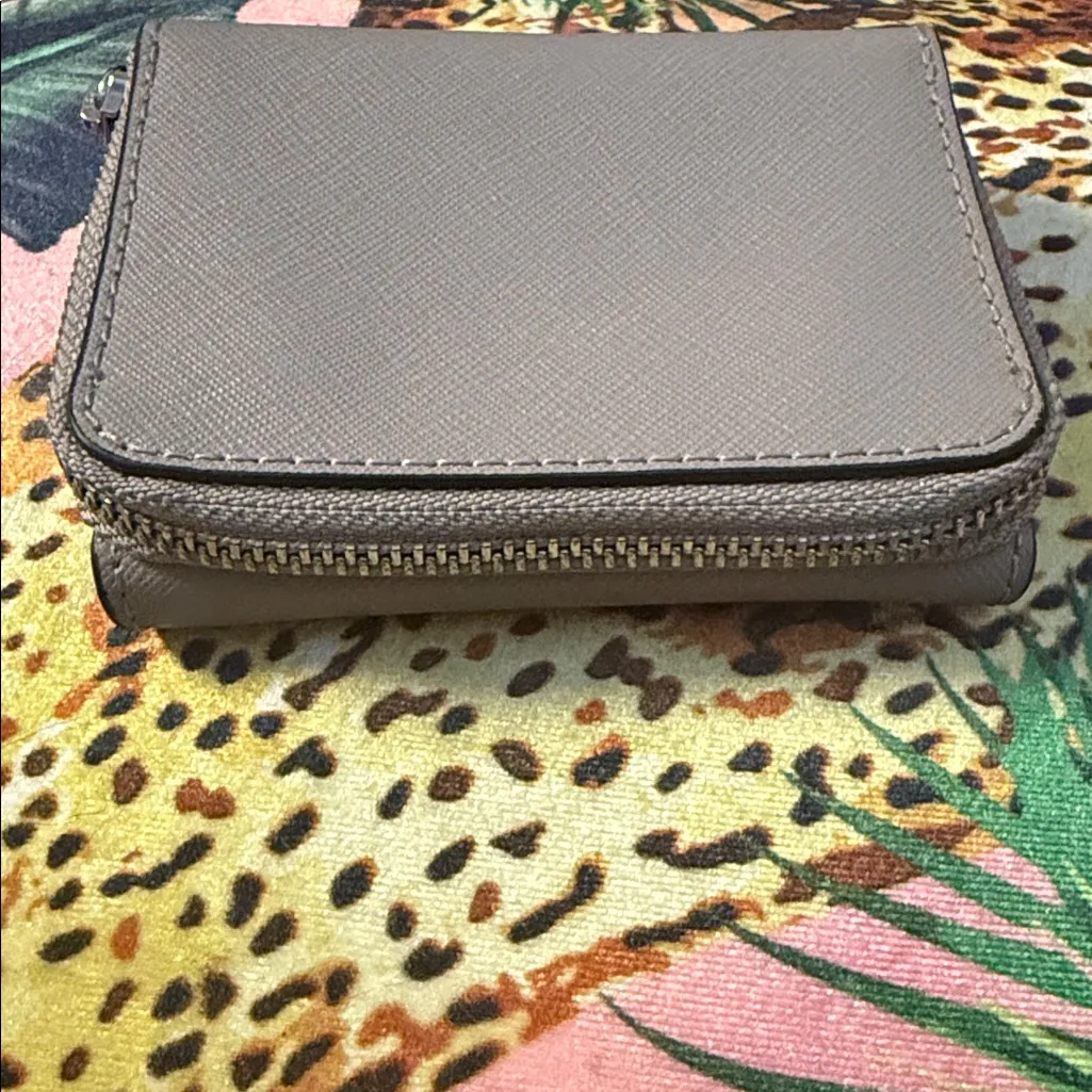 Michael Kors  Gray Compact Wallet - Image 5